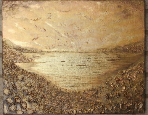 The Gold of Sundown by Robbie Daniels, Painting for Sale on Singulart
