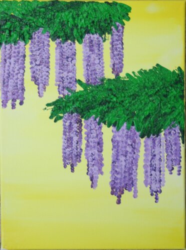 Cherry in Bloom de Robbie Daniels, Pintura a la venta en Singulart