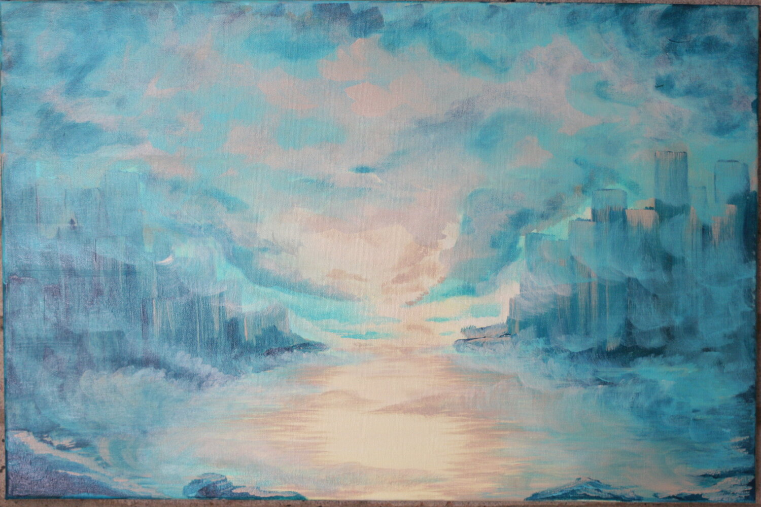 The Beauty in the Clouds Robbie Daniels Pintura original en venta