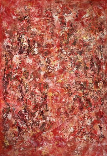 Cherry blossom di Nathalie Van Helshoecht, Pittura in vendita su Singulart