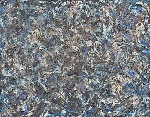 Le cercle secret des nébuleuses di Nathalie Van Helshoecht, Pittura in vendita su Singulart