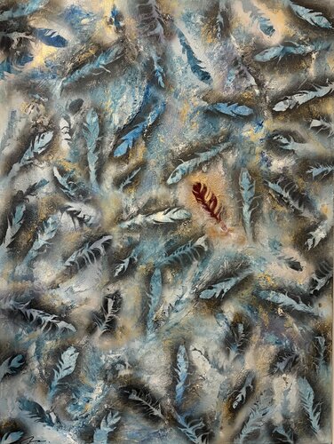 Innocence volée di Nathalie Van Helshoecht, Pittura in vendita su Singulart