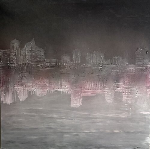 Lacustre by Nathalie Van Helshoecht, Painting for Sale on Singulart