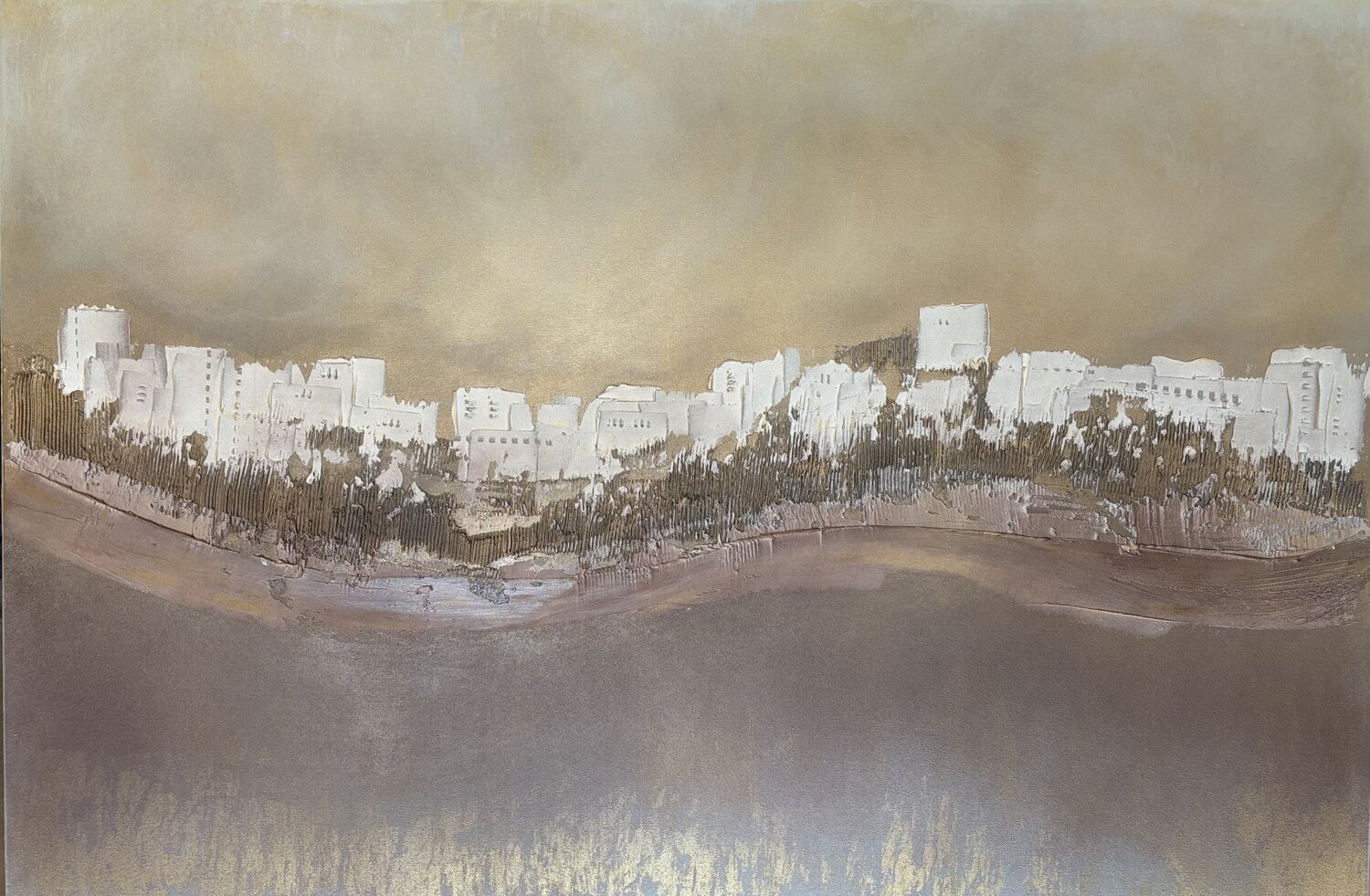 Remparts Nathalie Van Helshoecht Origineel schilderij te koop