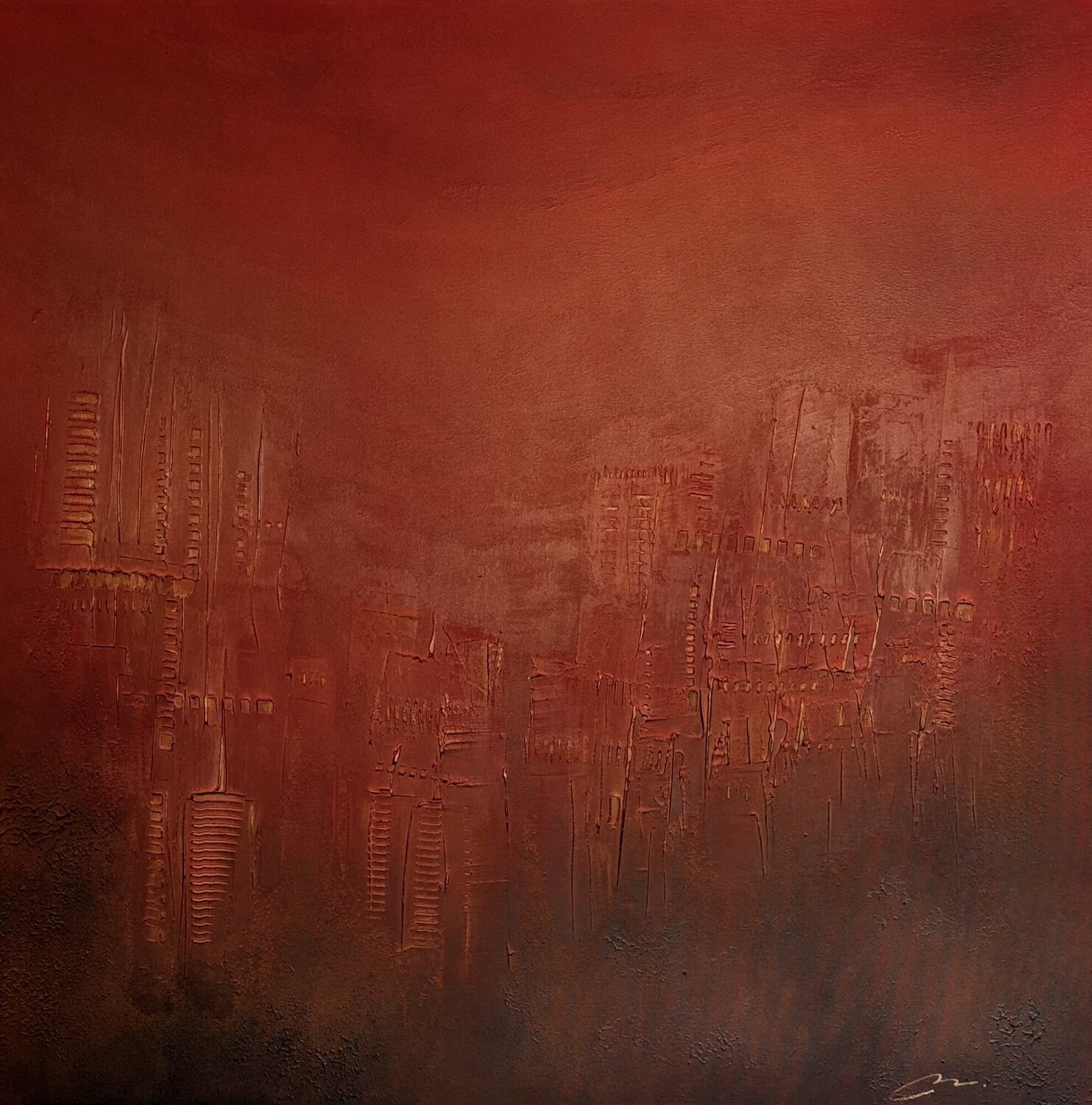 Le seuil Nathalie Van Helshoecht Pintura original en venta