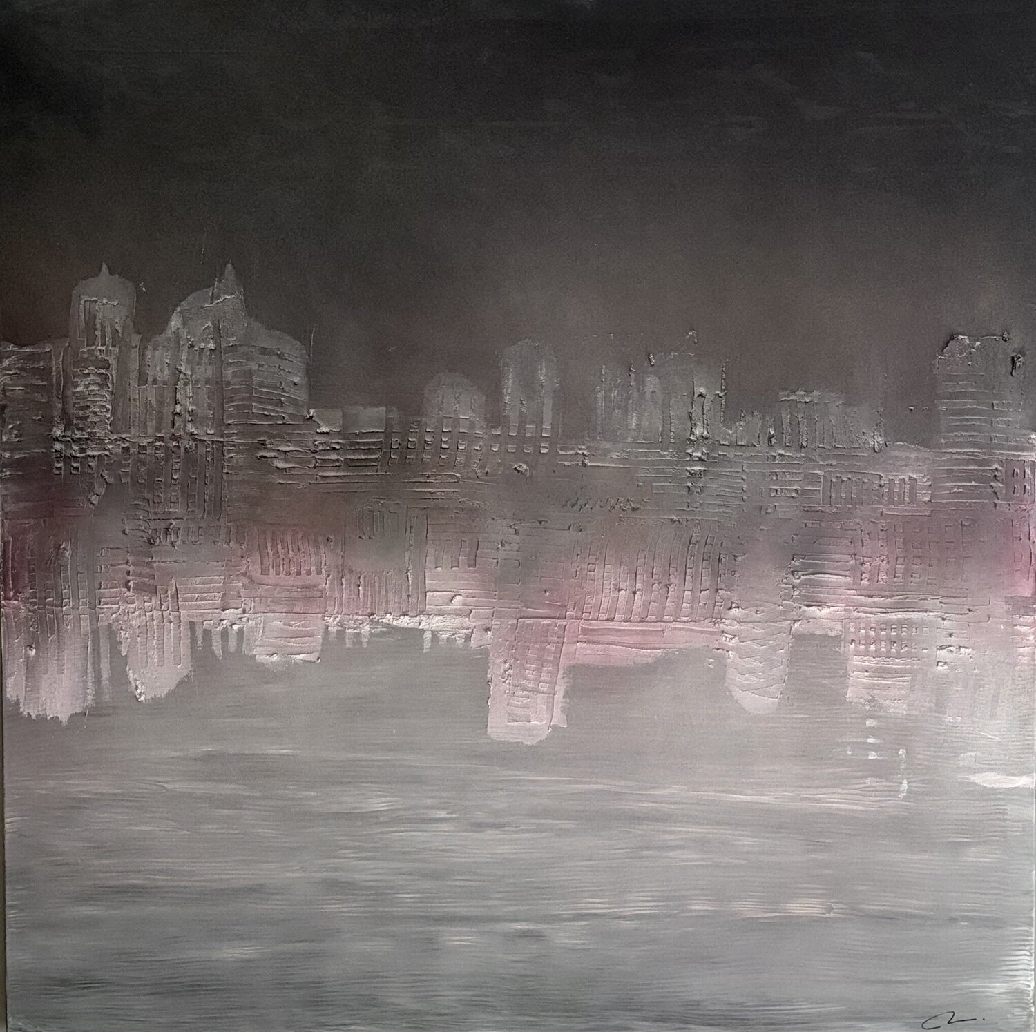 Lacustre Nathalie Van Helshoecht Original painting for sale