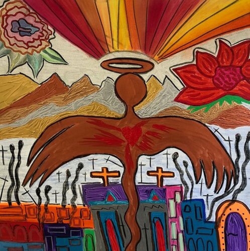 Suprématie Divine de Christelle Carlier, Pintura a la venta en Singulart