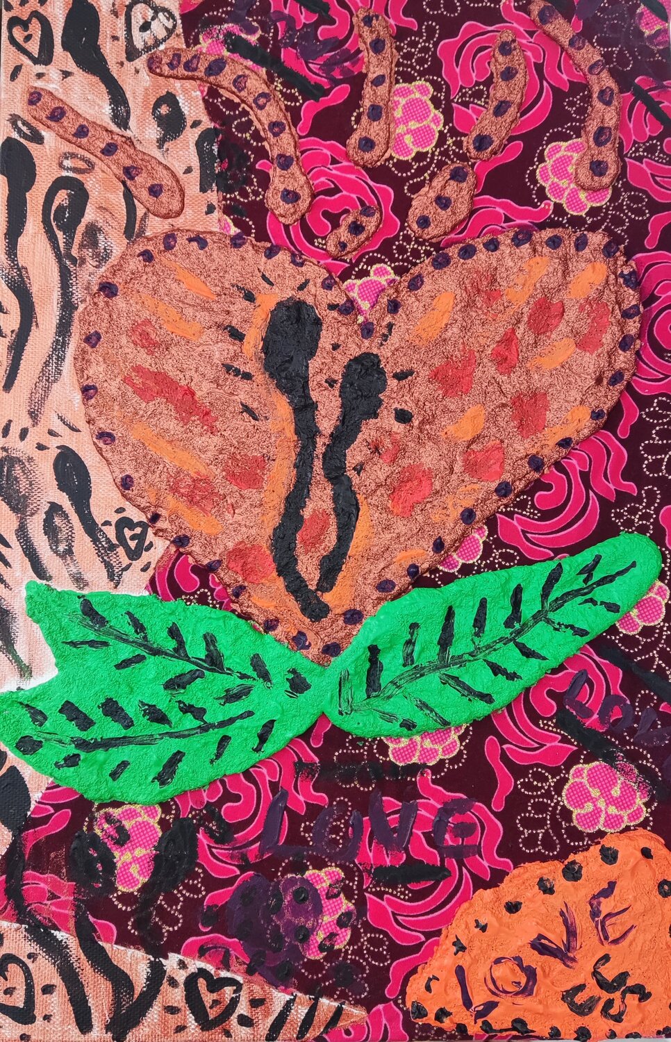 Fusion Sauvage Christelle Carlier Original painting for sale