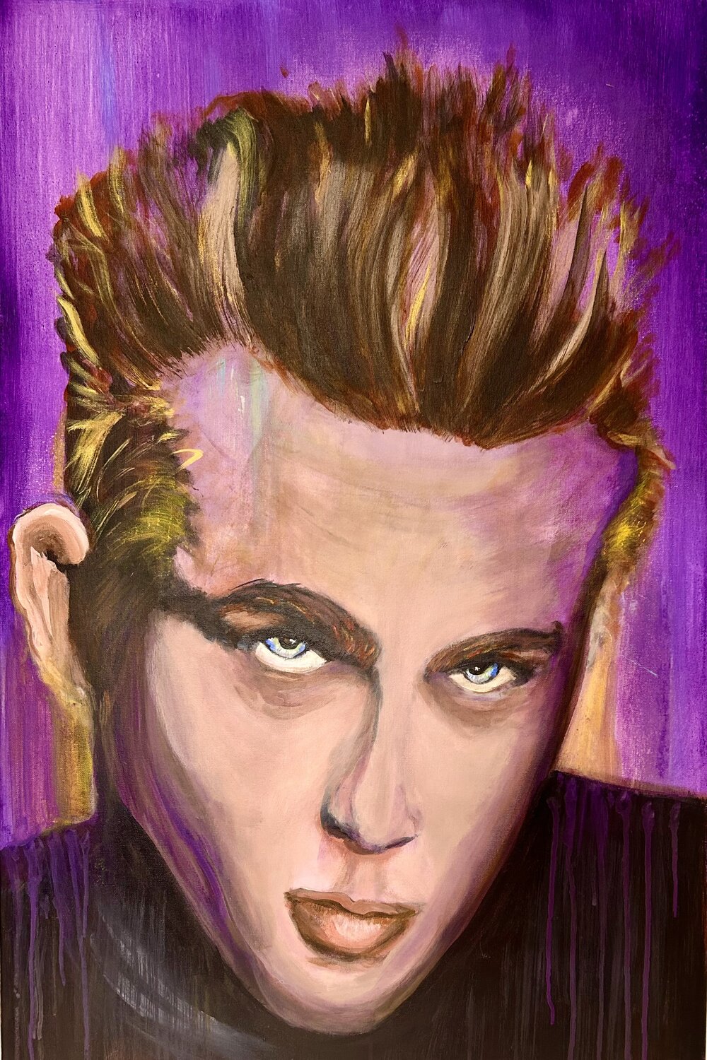 Destroyed Francine Cardinale Original painting for sale