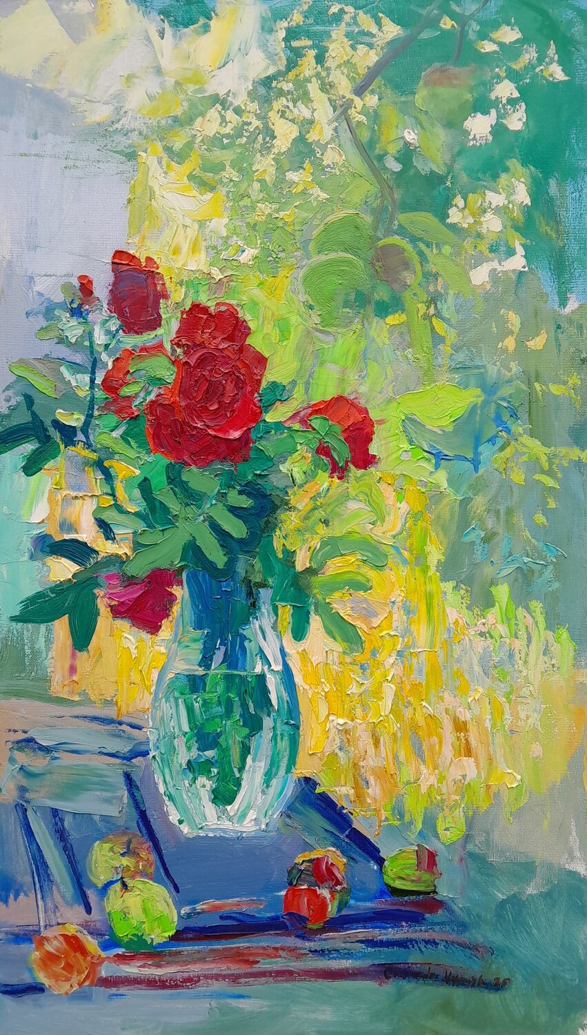 "A lovely summer evening" Oleksandr Vynnyk Original painting for sale