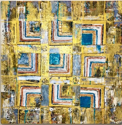 ENTANGLED WATERS di Elisabetta Galli, Pittura in vendita su Singulart