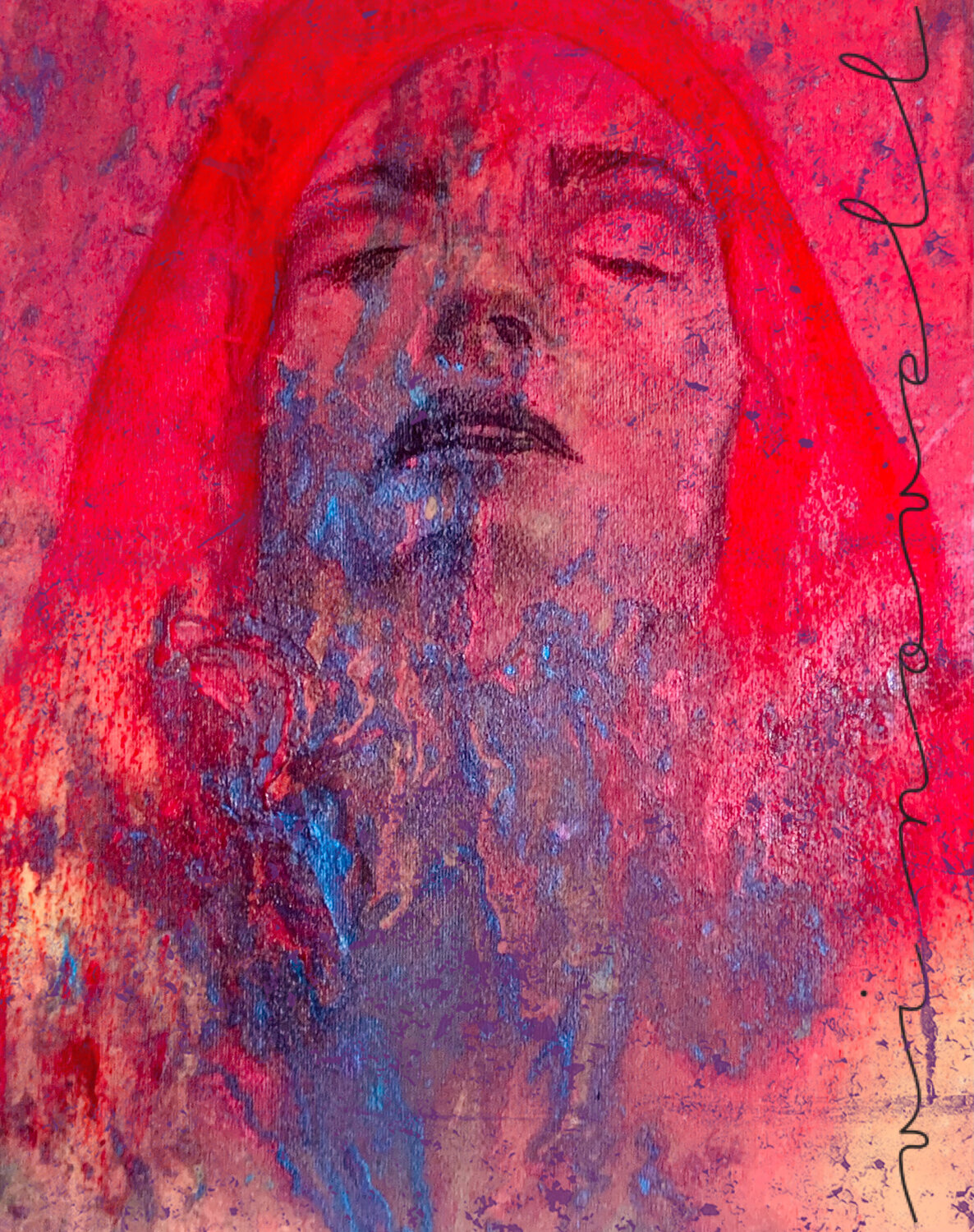 Fire Francesc Sánchez Macias Peinture originale à vendre