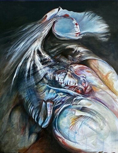 Her you are. van Niels Steen Sørensen, Schilderij te koop op Singulart