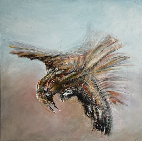 fuglen par Niels Steen Sørensen, Peinture en vente sur Singulart