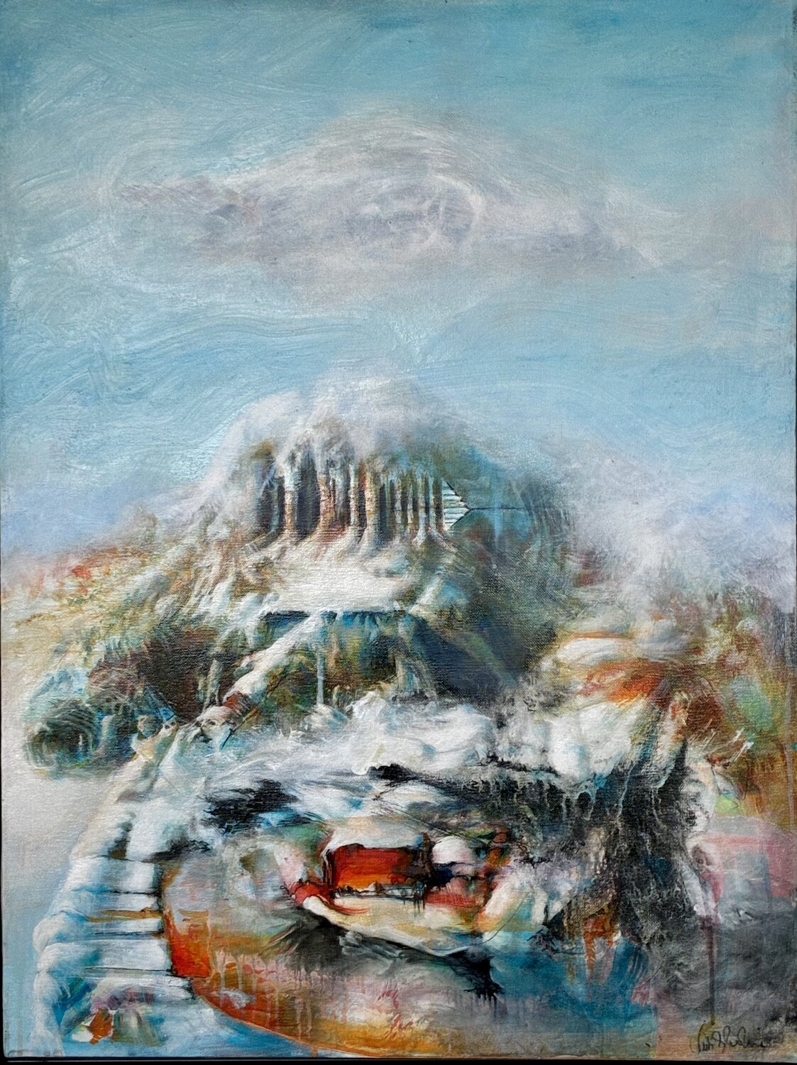 The promised land. Niels Steen Sørensen Origineel schilderij te koop