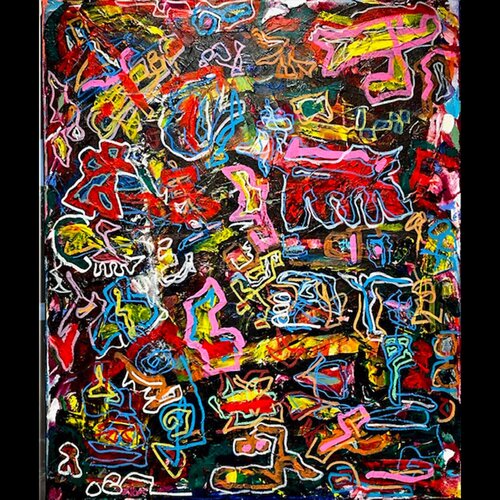 JUGUETES par Emilia Tomas, Peinture en vente sur Singulart