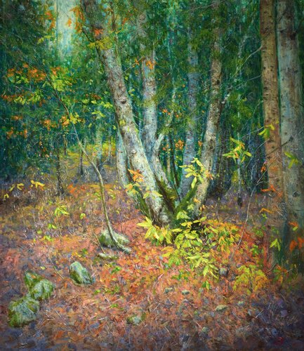 Midday in the mountains by Kseniia Snezhko, 絵画 for Sale on Singulart