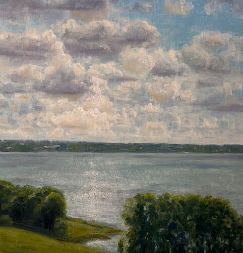 Sunny Rain van Kseniia Snezhko, Schilderij te koop op Singulart