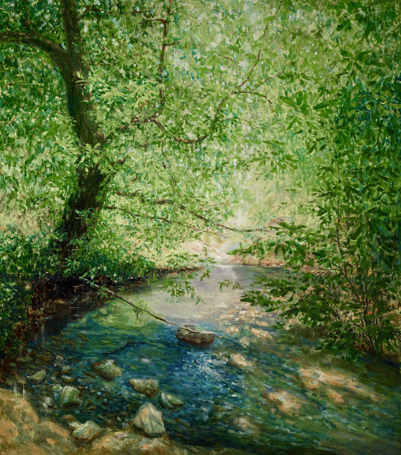 Midday in the mountains Kseniia Snezhko Dipinto originale in vendita