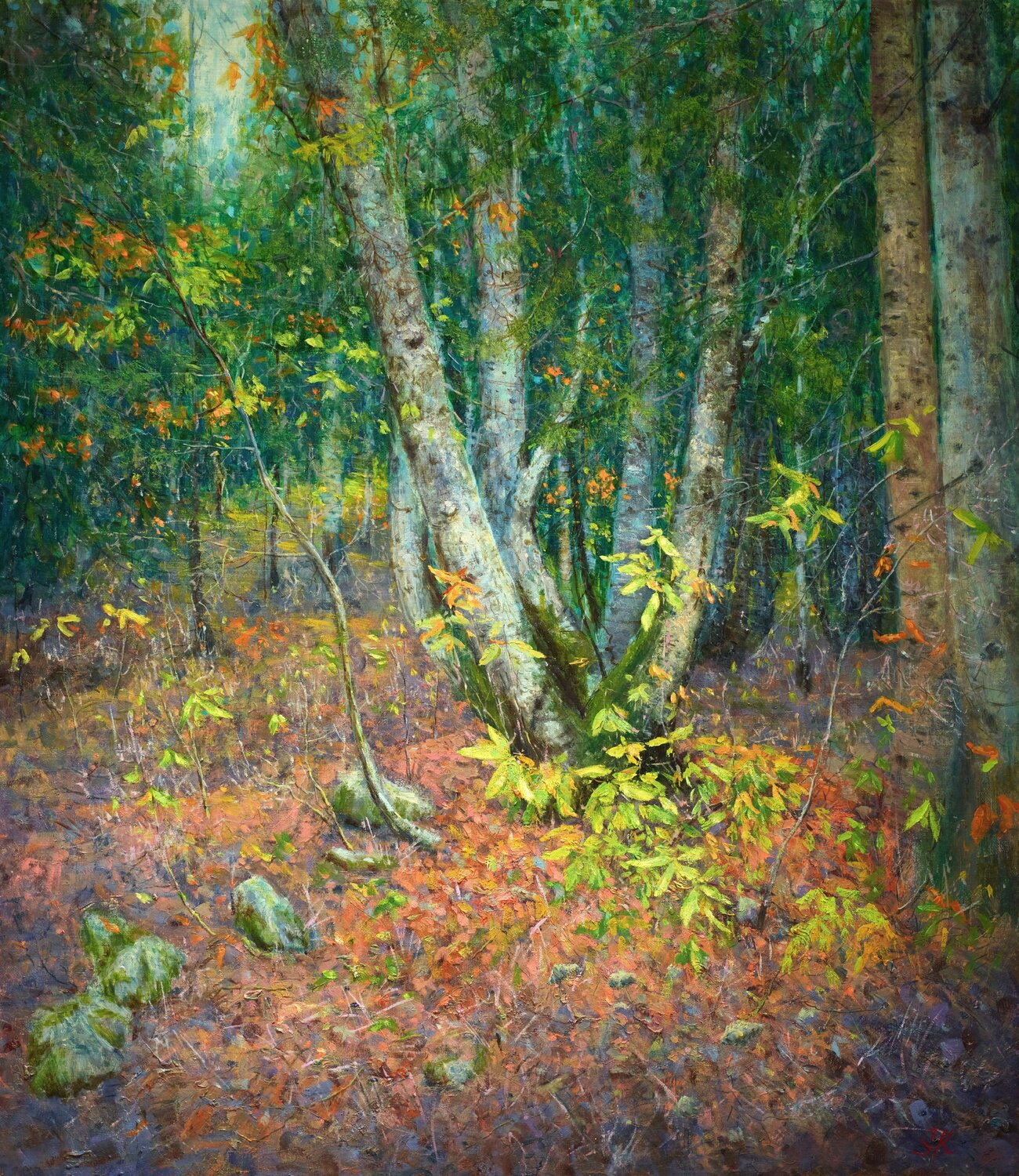 Midday in the mountains Kseniia Snezhko Peinture originale à vendre