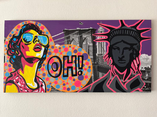 Oh, New York by Gianpiero Palermo, 絵画 for Sale on Singulart