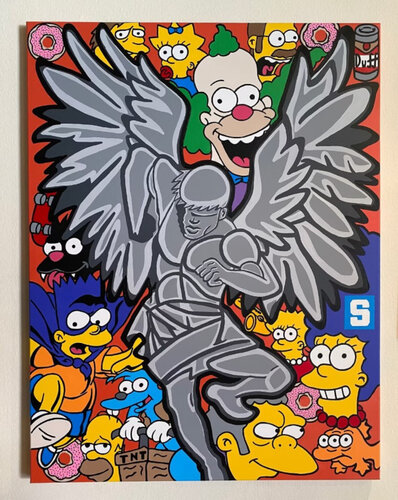 MetaSimpsons by Gianpiero Palermo, 絵画 for Sale on Singulart