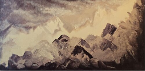 Silent Ascent by Olha Svieshnikova, 絵画 for Sale on Singulart