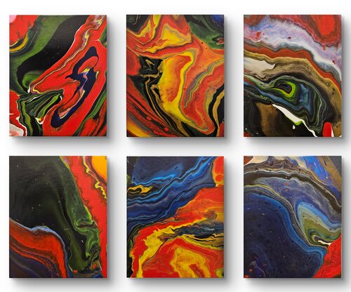 Fragments of Becoming by Olha Svieshnikova, Painting for Sale on Singulart