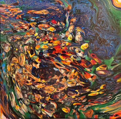 Energy Within di Olha Svieshnikova, Pittura in vendita su Singulart