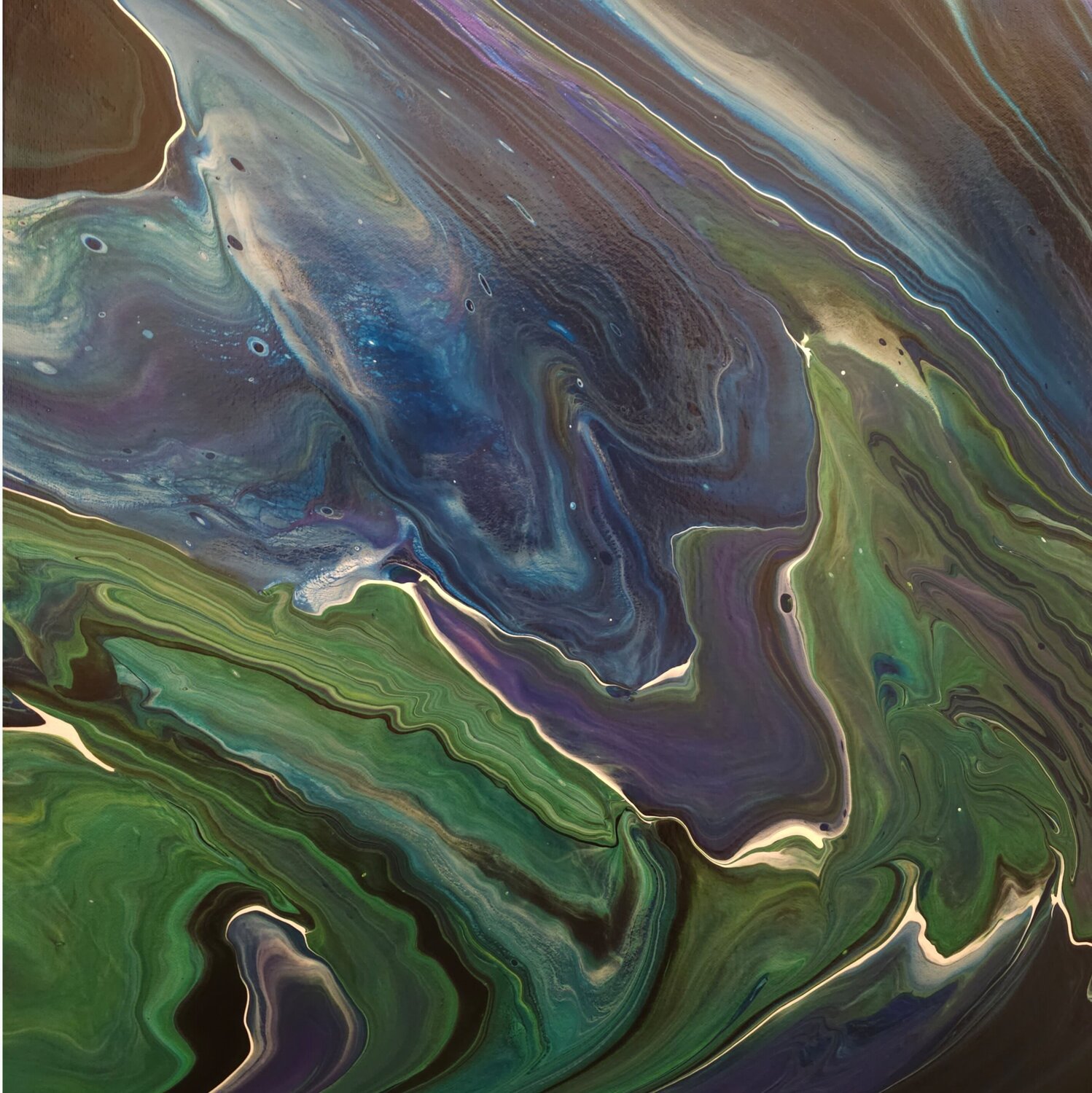 Deep Underflow , series Beneath the Surface Olha Svieshnikova Originalgemälde zu verkaufen