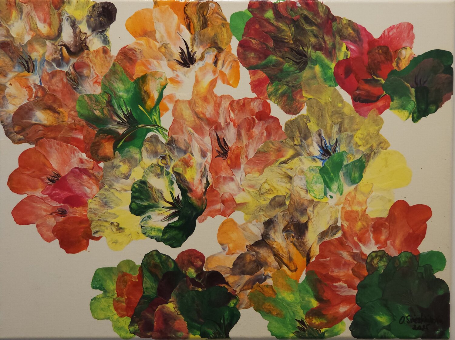 Wild Bloom Olha Svieshnikova Pintura original en venta