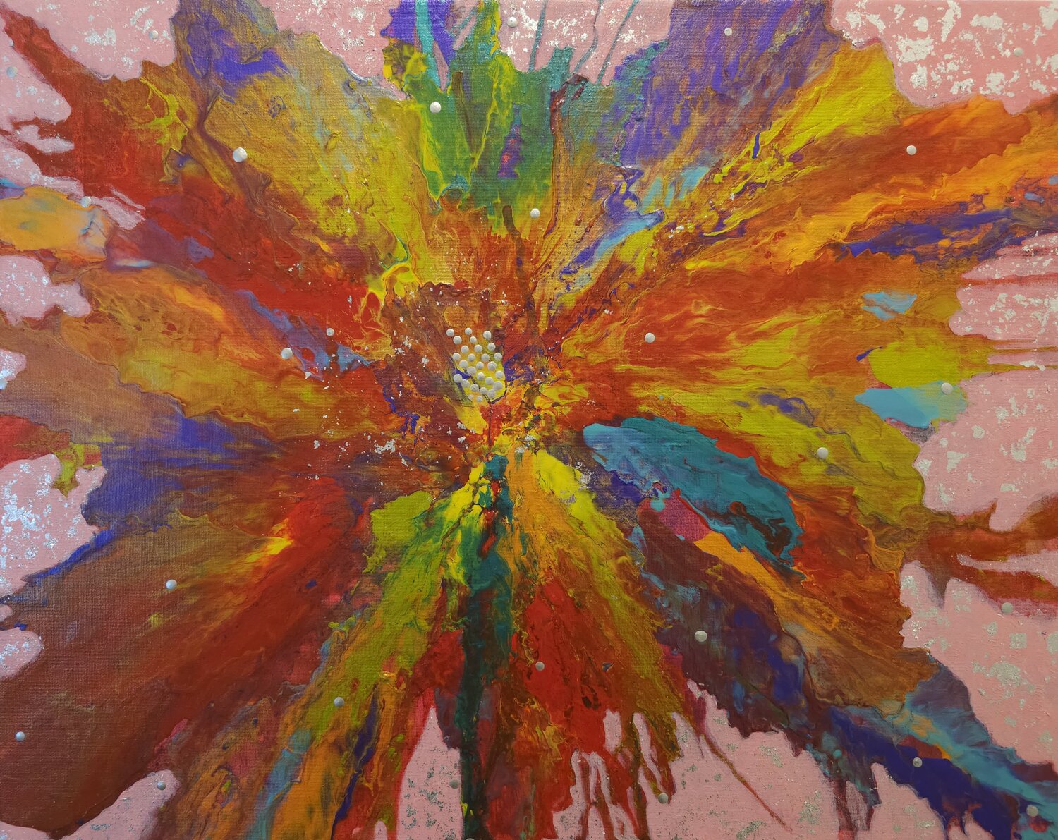 Explosion of Emotions Olha Svieshnikova Pintura original en venta