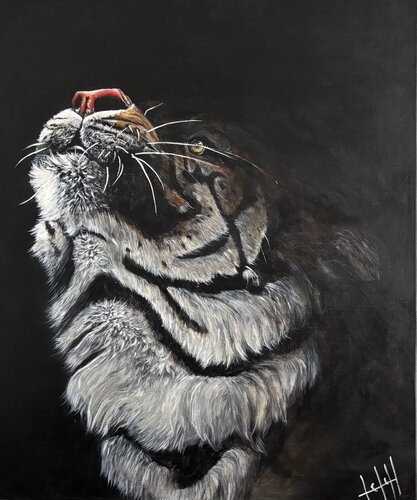 Tu es lumière par Stephanie Lefebvre, Peinture en vente sur Singulart