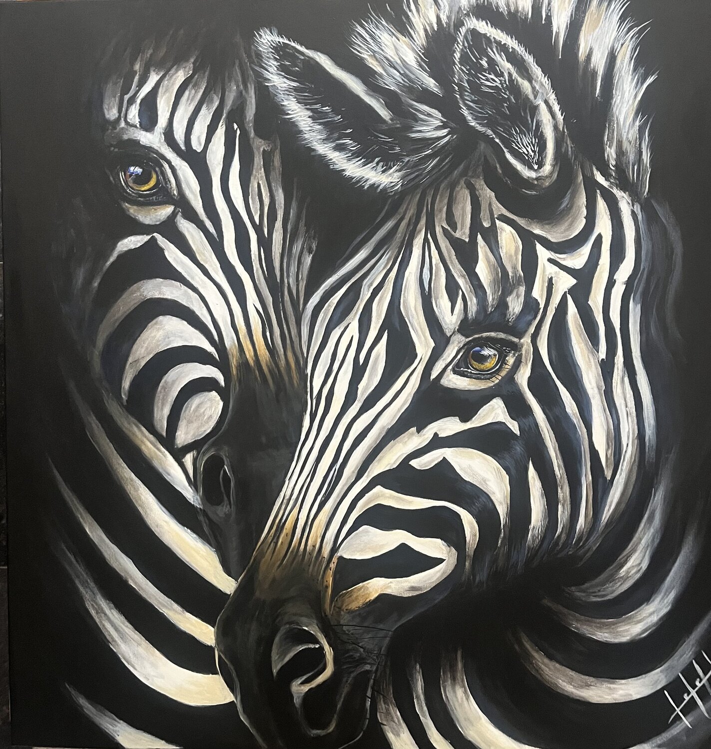 Tu es l’ombre dans la lumière Stephanie Lefebvre Dipinto originale in vendita