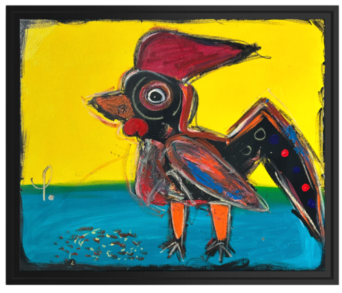 Ma poule zoé de jacques pocquet, Pintura a la venta en Singulart