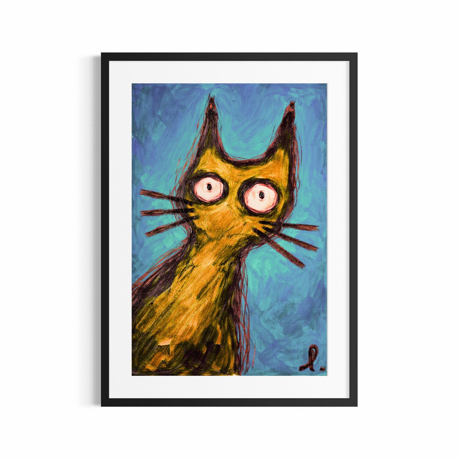 Print gato jacques pocquet Print for sale