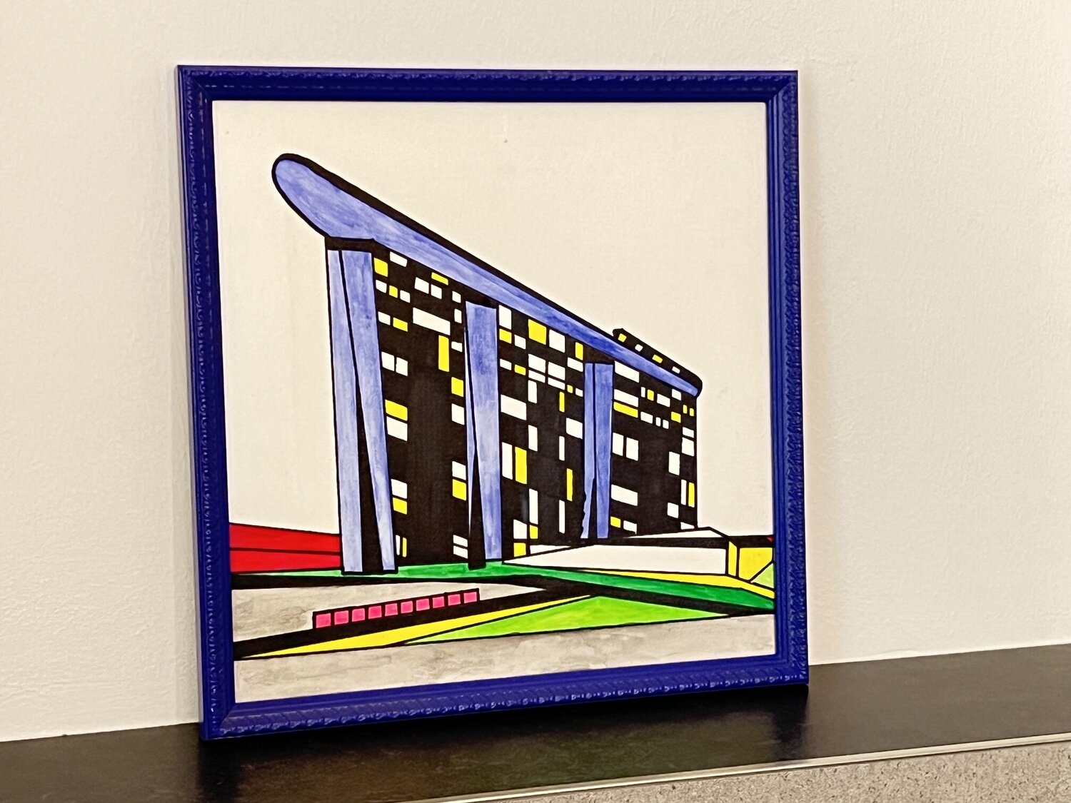 Marina Bay Sands, Singapore Doris Wolf Pintura original en venta