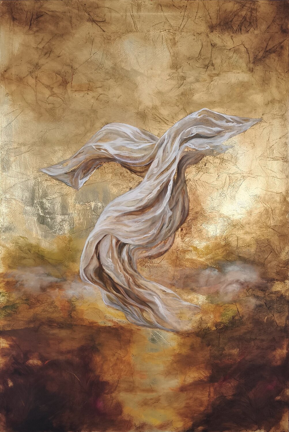 The Shroud of Light Eva Meštrović Originalgemälde zu verkaufen