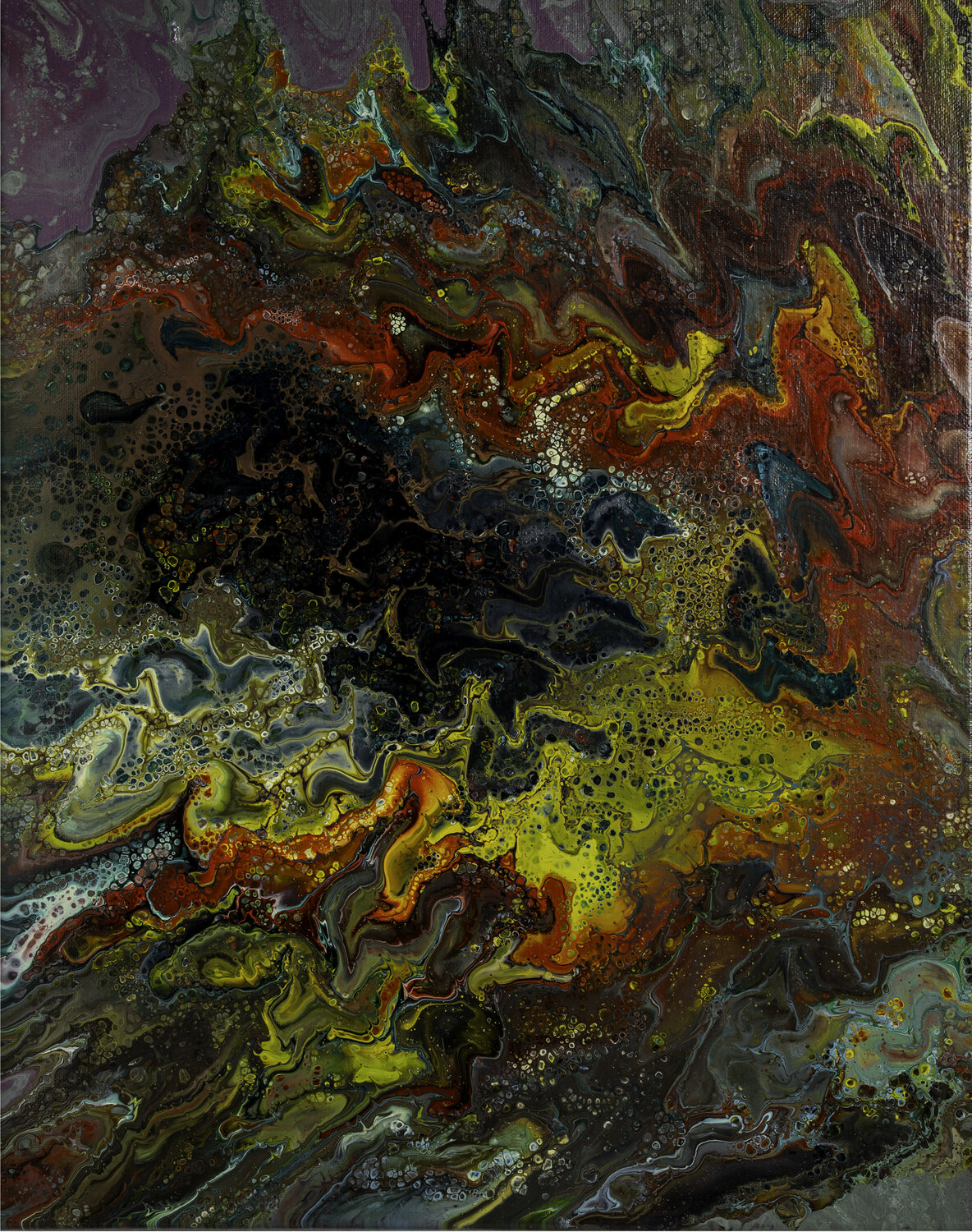 ESPLOSIONE marta Modi Origineel schilderij te koop