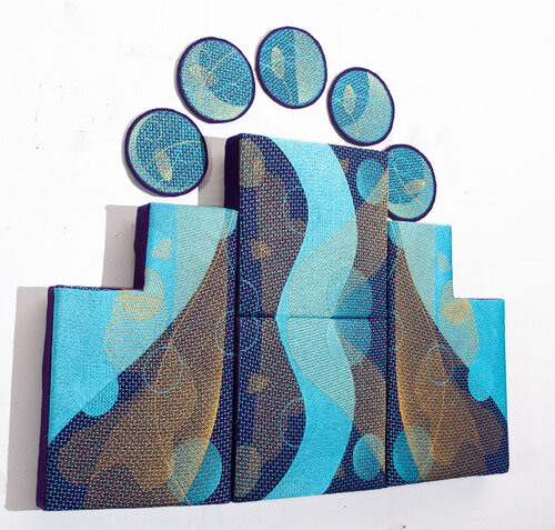 Solar Tide by Susan Hensel, Textile for Sale on Singulart