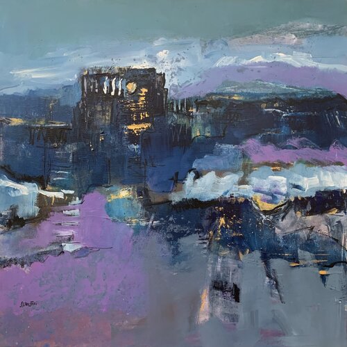 Paesaggio urbano by Simonetta Silvestrini, 絵画 for Sale on Singulart