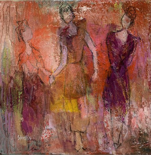 Insieme di Simonetta Silvestrini, Pittura in vendita su Singulart