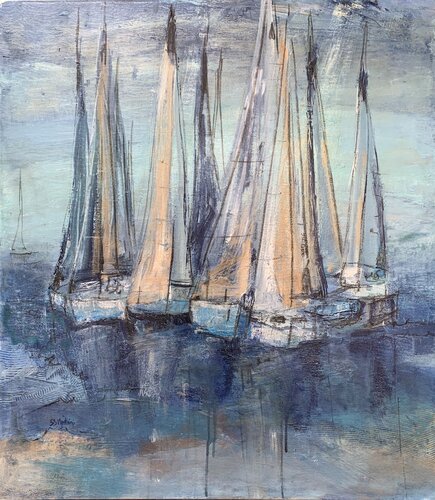Veleggiando by Simonetta Silvestrini, Painting for Sale on Singulart