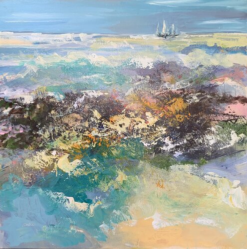 MARE TRA FIGURATIVO E ASTRATTO by Simonetta Silvestrini, Painting for Sale on Singulart