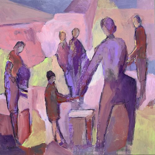 Girotondo van Simonetta Silvestrini, Schilderij te koop op Singulart