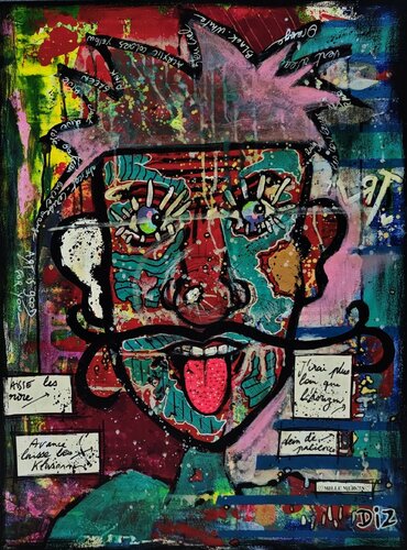 Rolling stone by Denis Dziwosz, Painting for Sale on Singulart