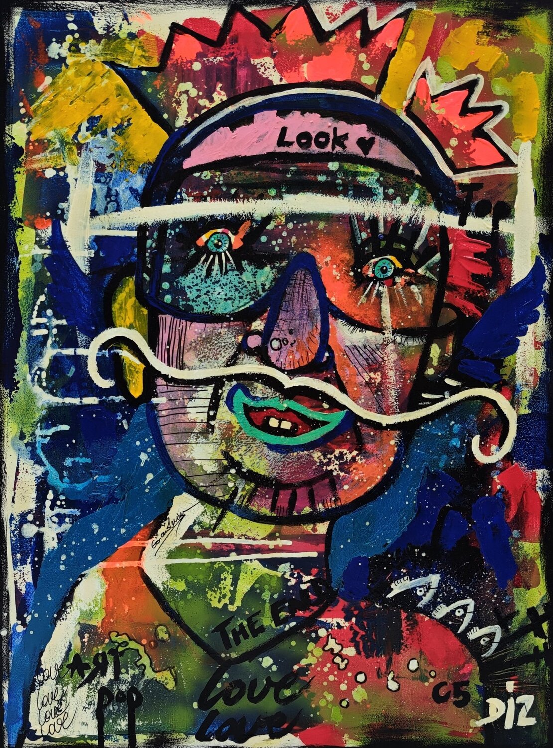 Love Love Denis Dziwosz Original painting for sale