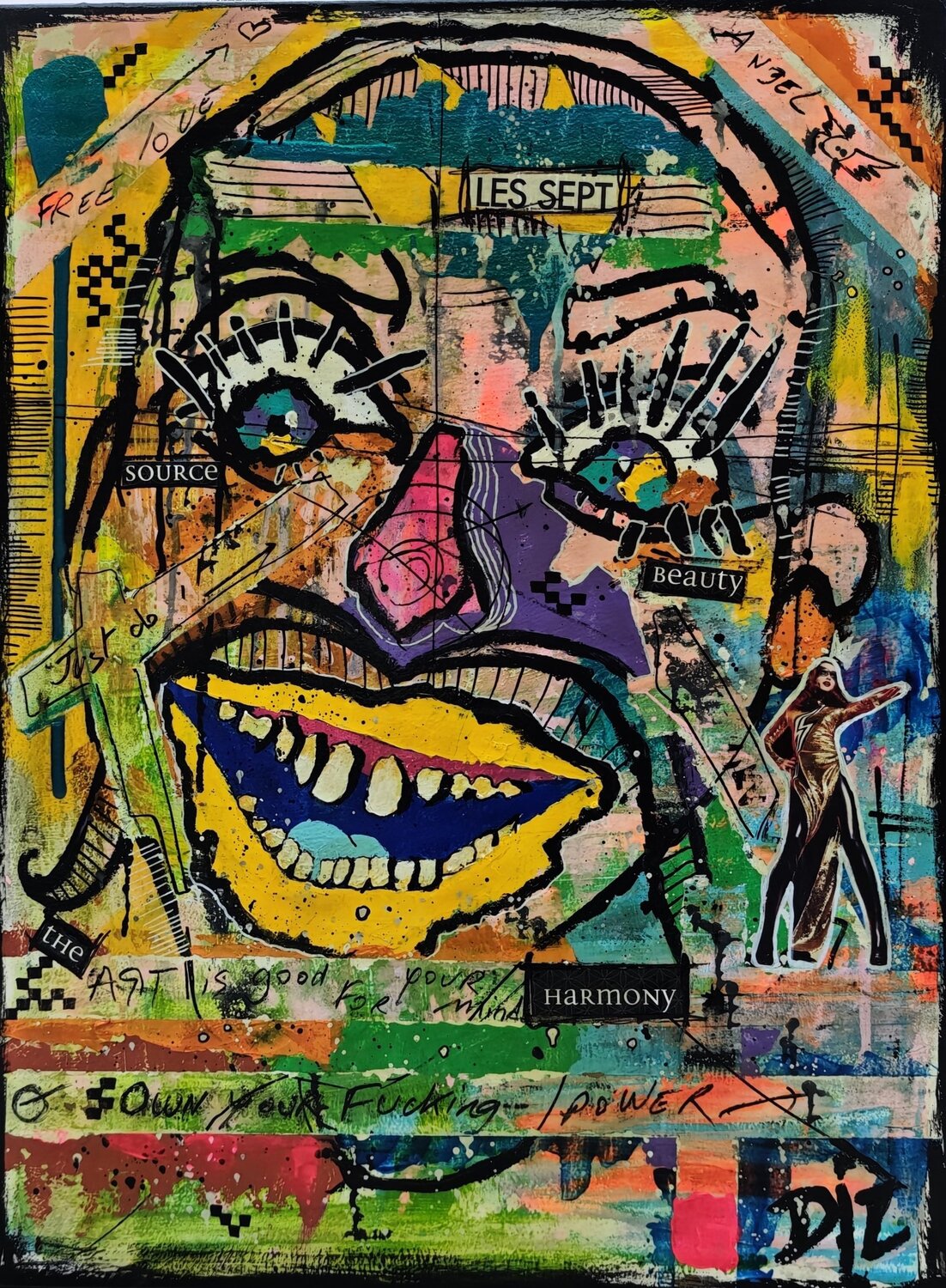 Harmony extravagante Denis Dziwosz Original painting for sale