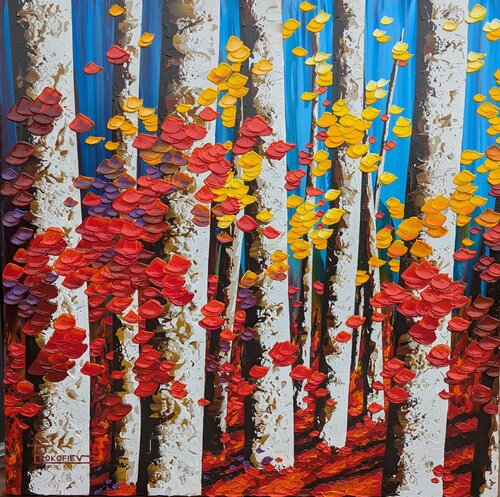 Love of Colour- Amour de la Couleur di Everist Prokofiev, Pittura in vendita su Singulart