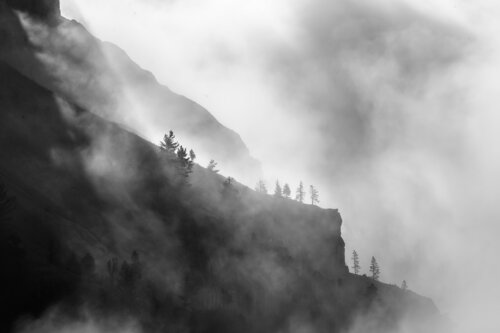 Misty mountains de Franco Fratini, Fotografía a la venta en Singulart